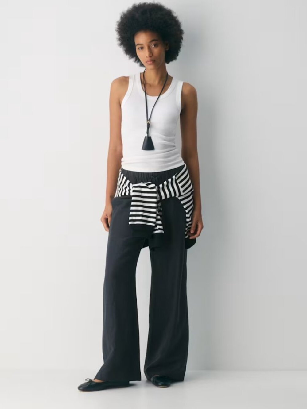 NWT Aritzia WILFRED CruiseLinen Lodge Dark Night Navy L